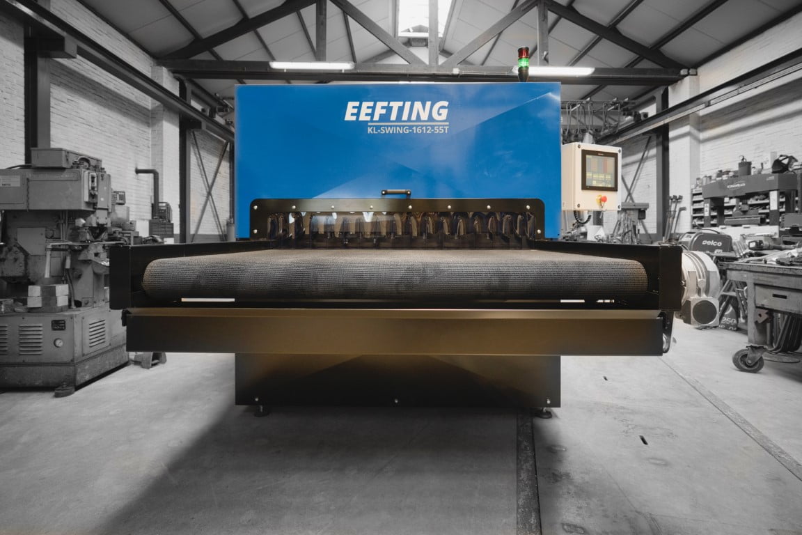 Eefting ontbraammachine voor plaatwerk