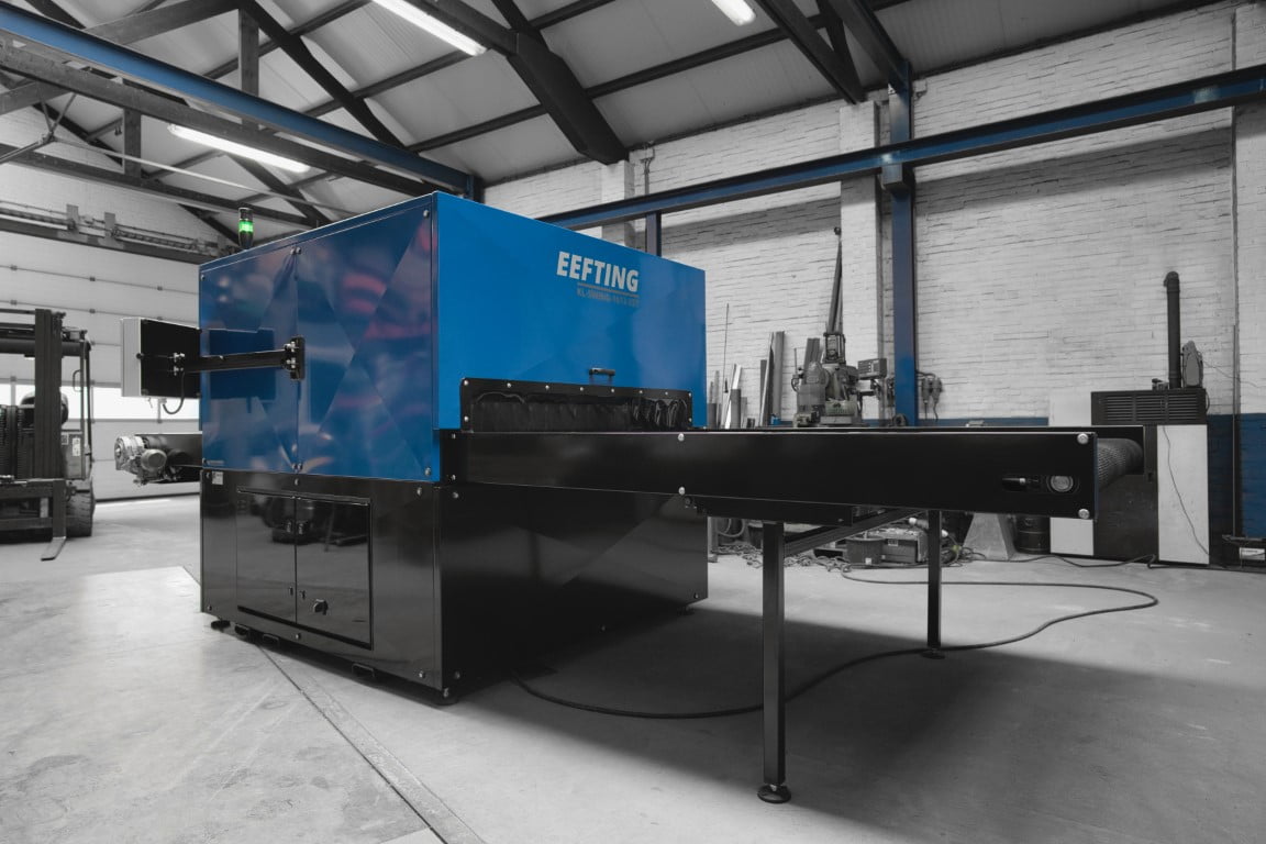 Eefting ontbraammachine voor plaatwerk